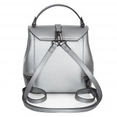 Rucsac dama din piele naturala DiAmanti Enna Argento